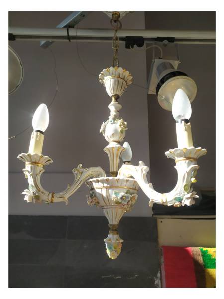 φωτιστικό οροφής, πορσελάνη (3φωτο)